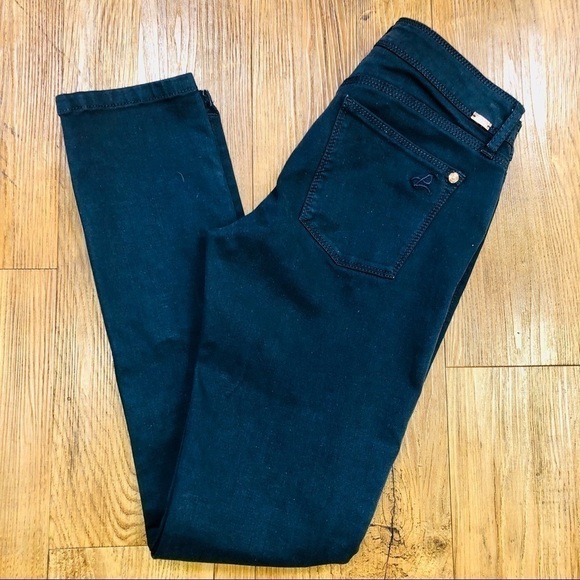 𝅺dl 1961 Angel Midrise Skinny Ankle Jeans in Athens Wash (black) Size 25 - Picture 12 of 14